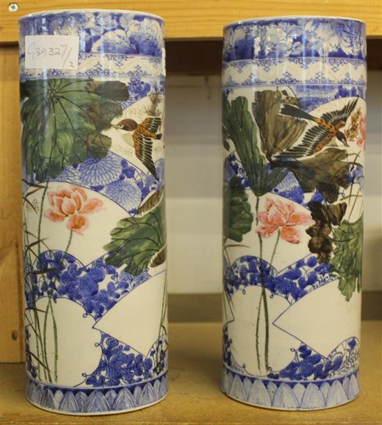 Pair of Japanese vases